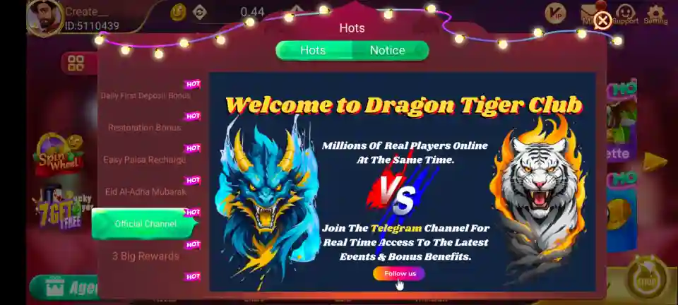 Dragon Tiger Club Game in Pakistan,
Dragon Tiger Club APK for Android, Dragon Tiger Club 